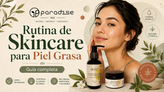 Rutina de skincare para piel grasa